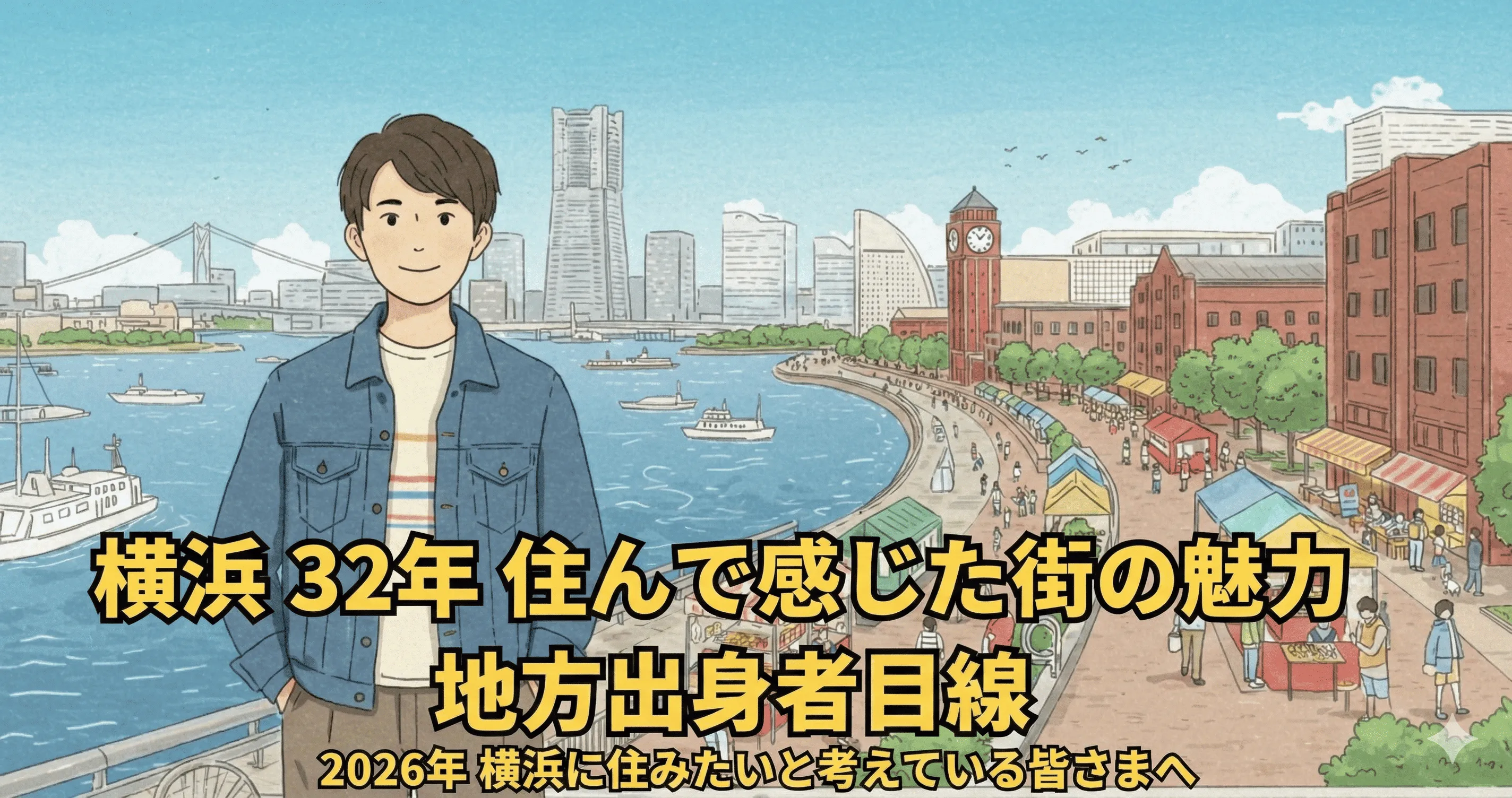 横浜 32年 住んで感じた街の魅力　地方出身者目線