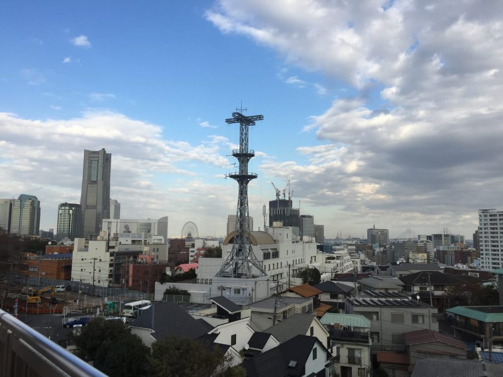 みなとみらいや山手、根岸も見渡せる展望エリア