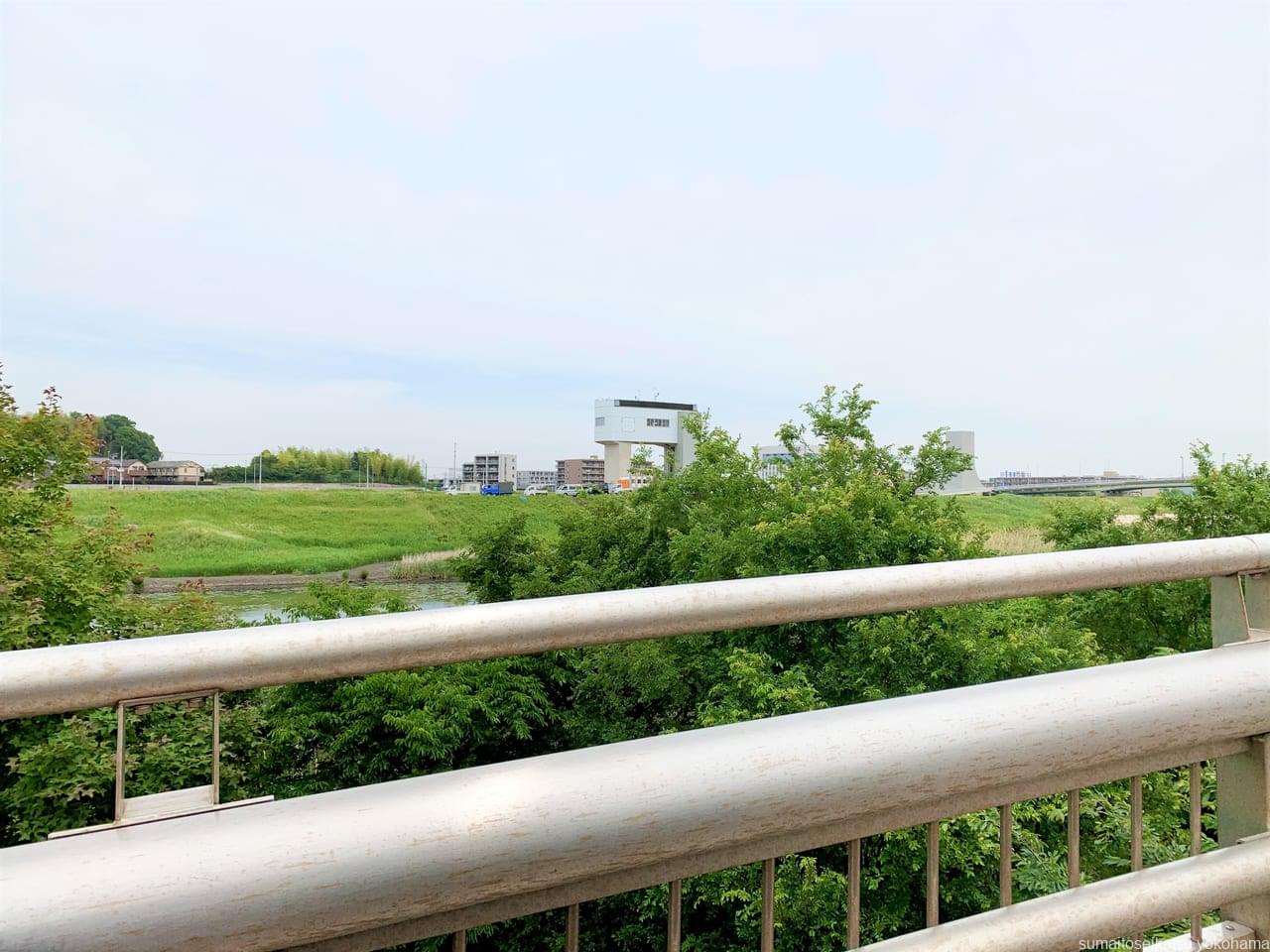 新横浜 鶴見川 排水門