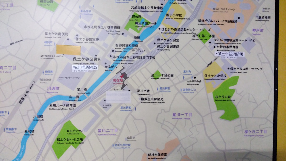星川駅周辺地図